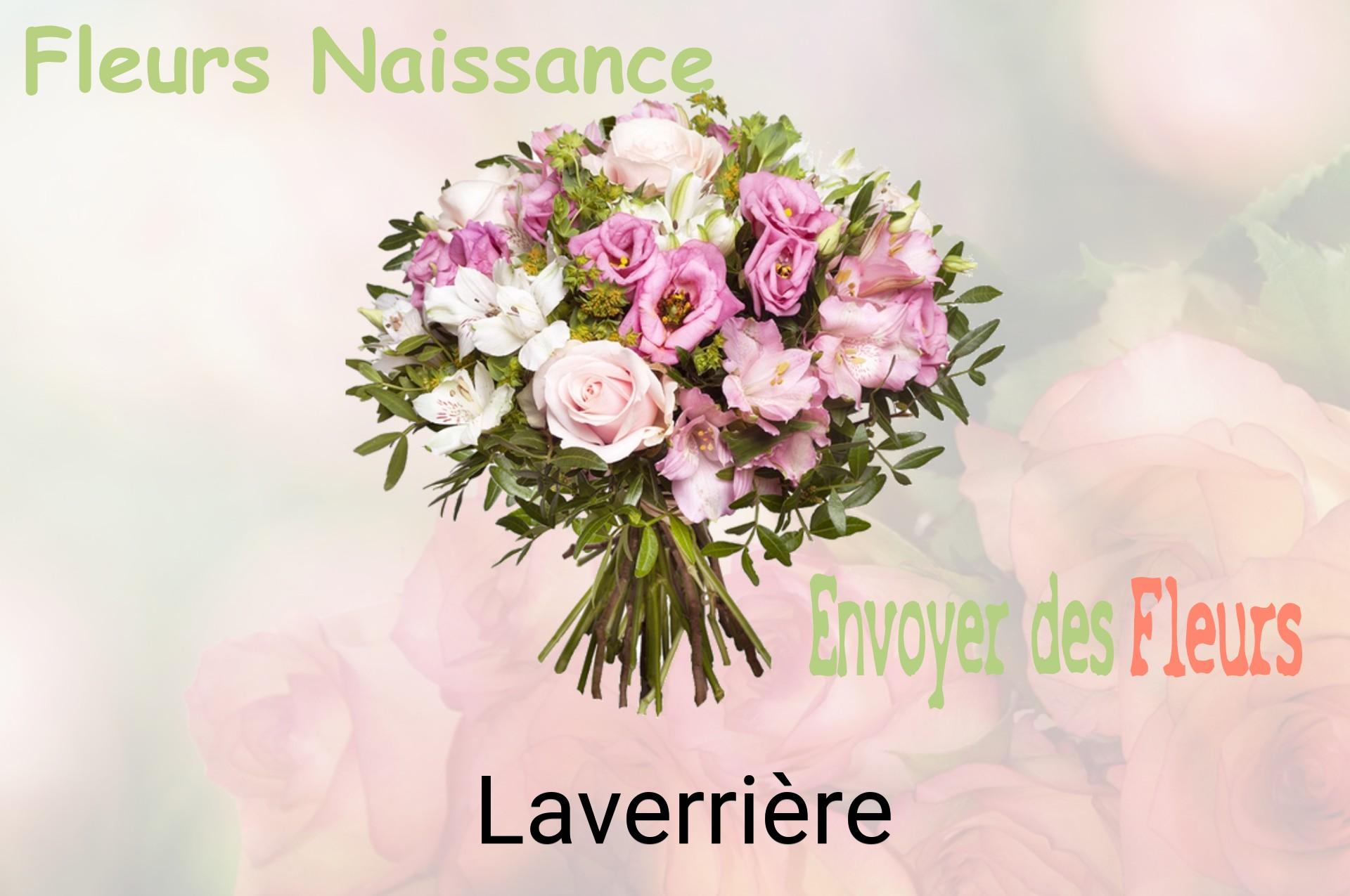 Bouquet de fleurs de naissance livré à Laverrière